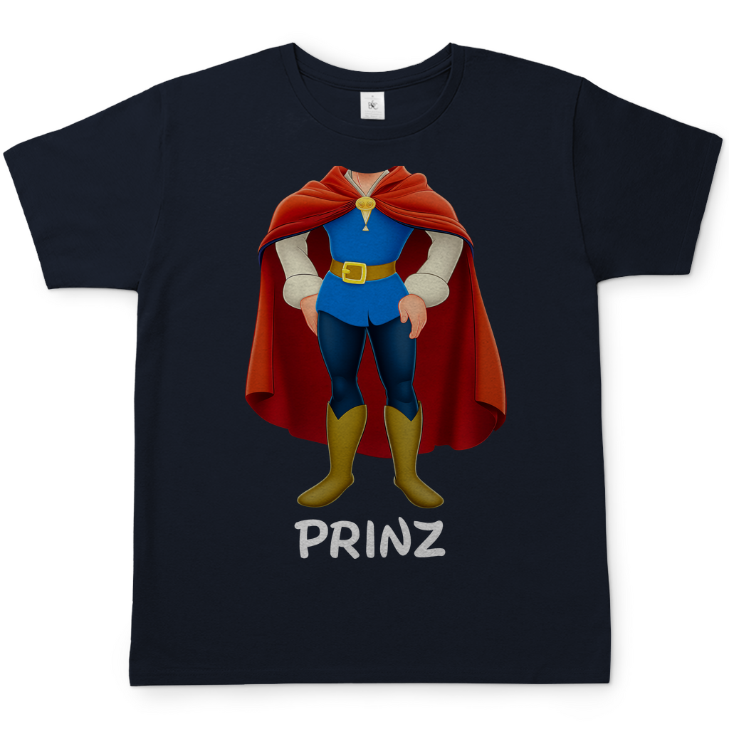 Schneewittchen und die 7 Zwerge - Prinz - Herren Shirt Navy