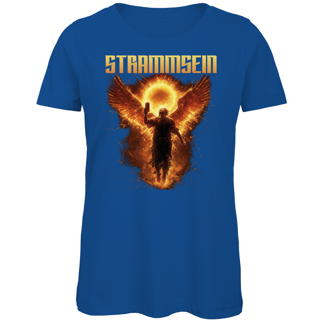 Strammsein Du Ich Wir Bier - Damen Premium Bio T-Shirt Royal Blue