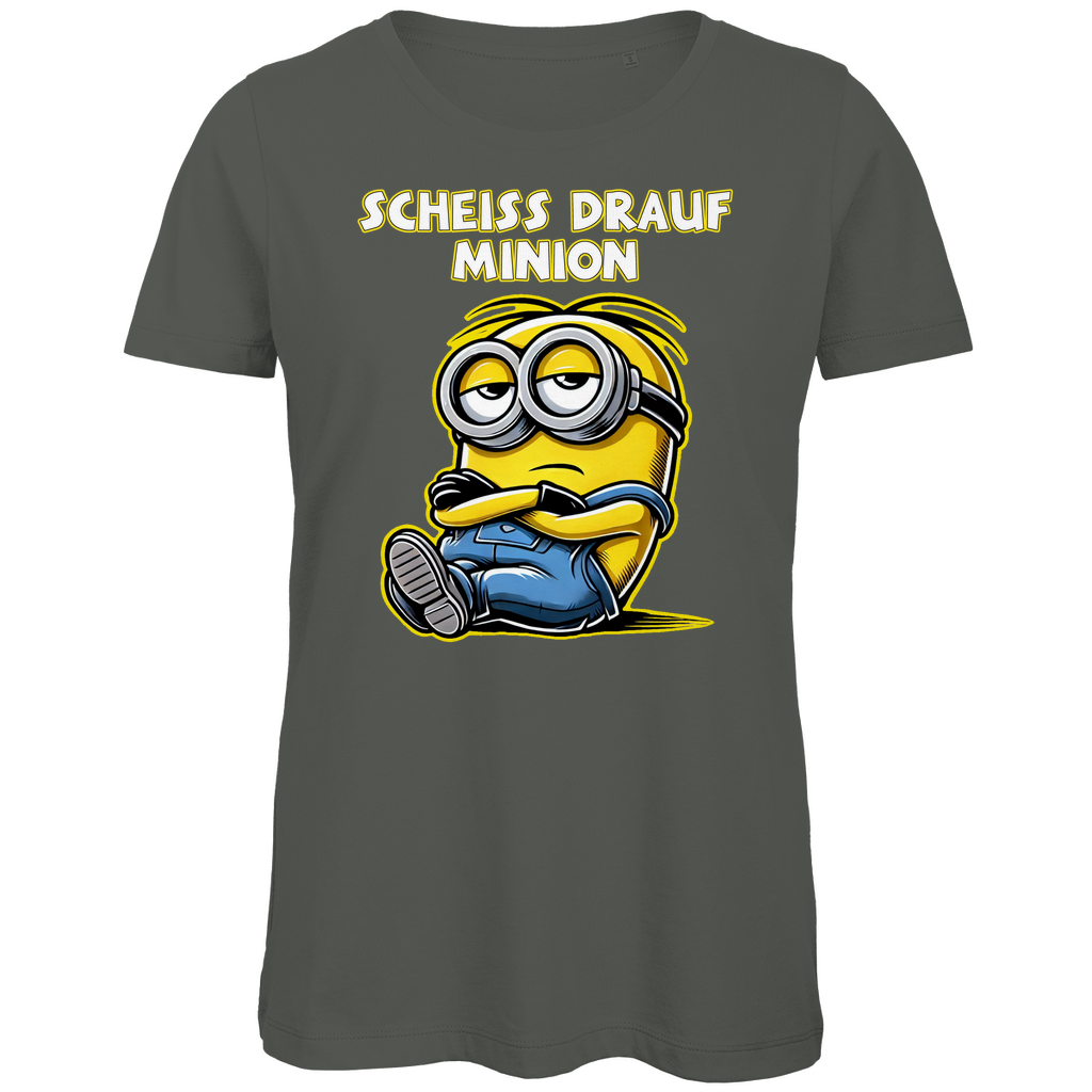 Scheiss drauf Minion - Damen Premium Bio T-Shirt