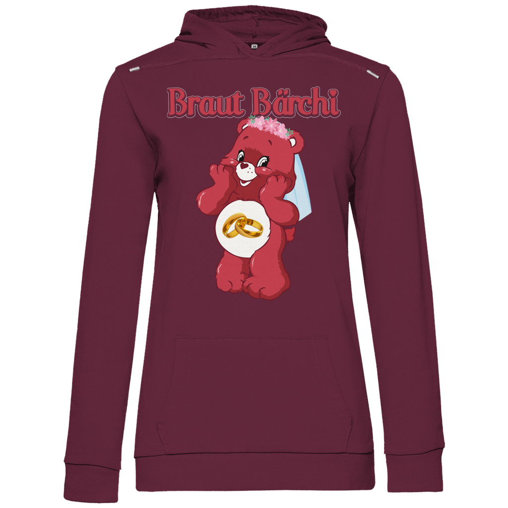 Braut Bärchi - Glücksbärchi - Damen Hoodie Wine
