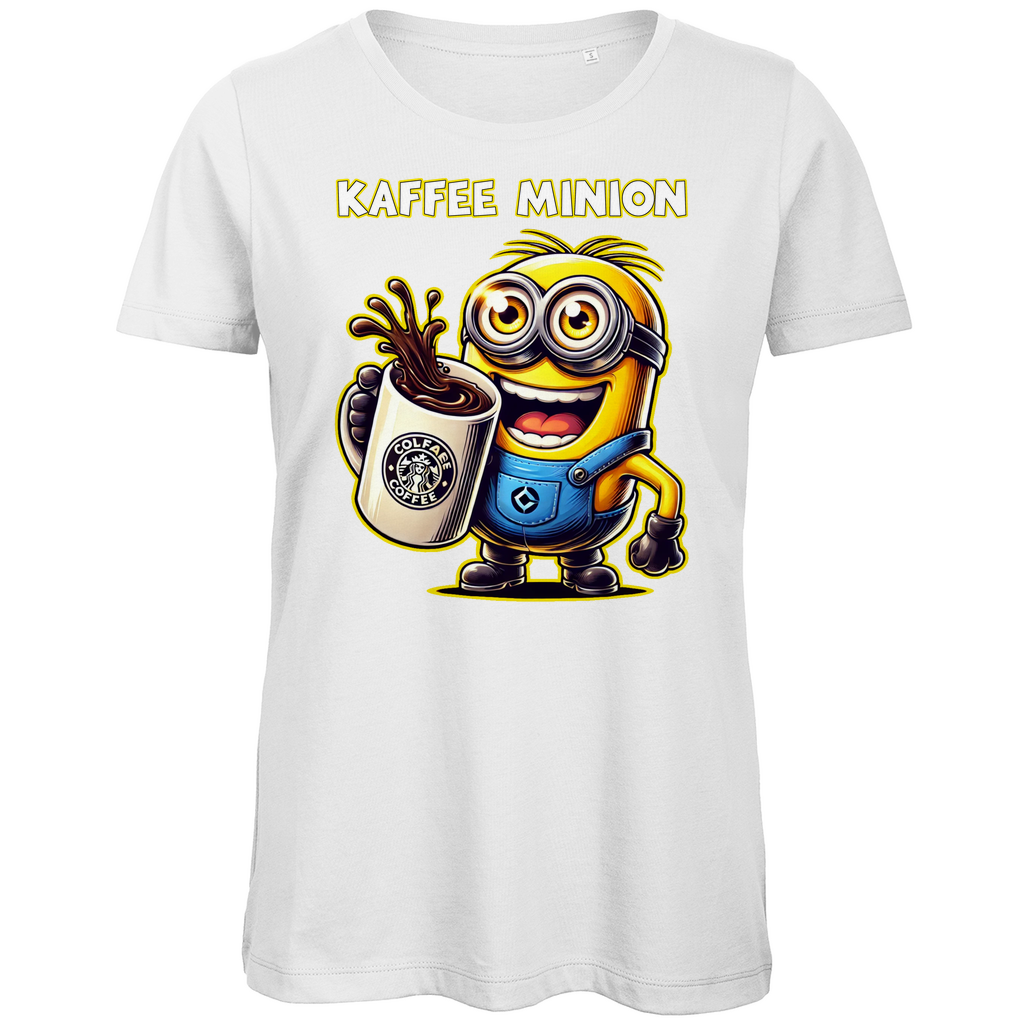 Kaffee Minion - Damen Premium Bio T-Shirt