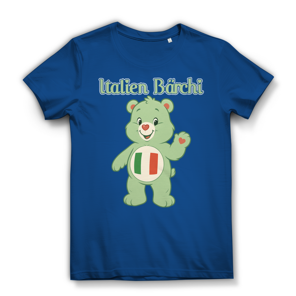 Italien Bärchi - Glücksbärchi - Damen Premium Bio T-Shirt Royal Blue