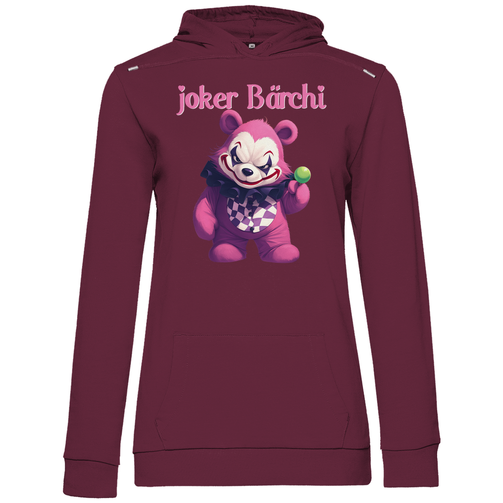 Joker Bärchi - Glücksbärchi - Damen Hoodie Wine
