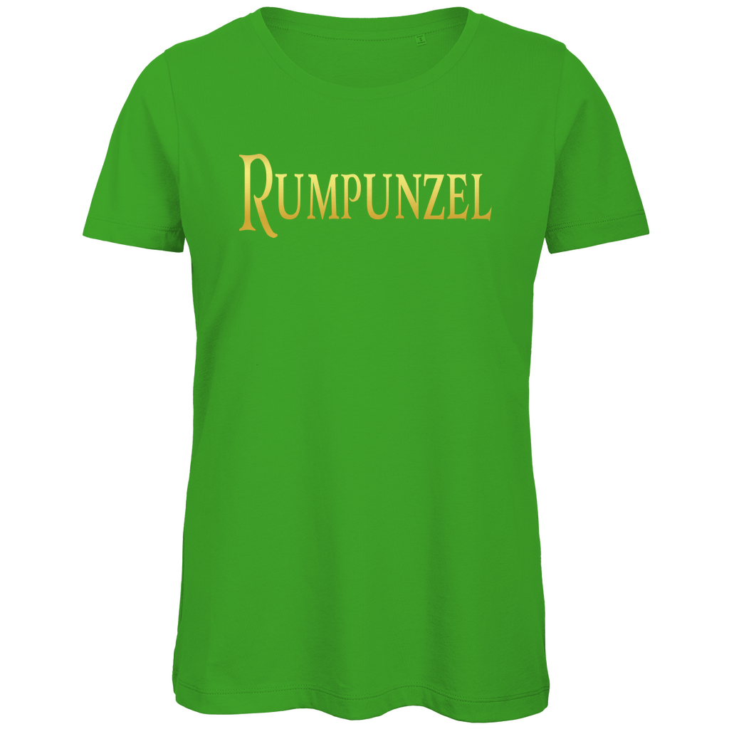 Rumpunzel - Prinzessin Gold - Damen Premium Bio T-Shirt Real Green