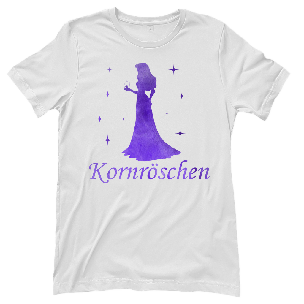 Kornröschen - Prinzessin Aquarell - Damenshirt White