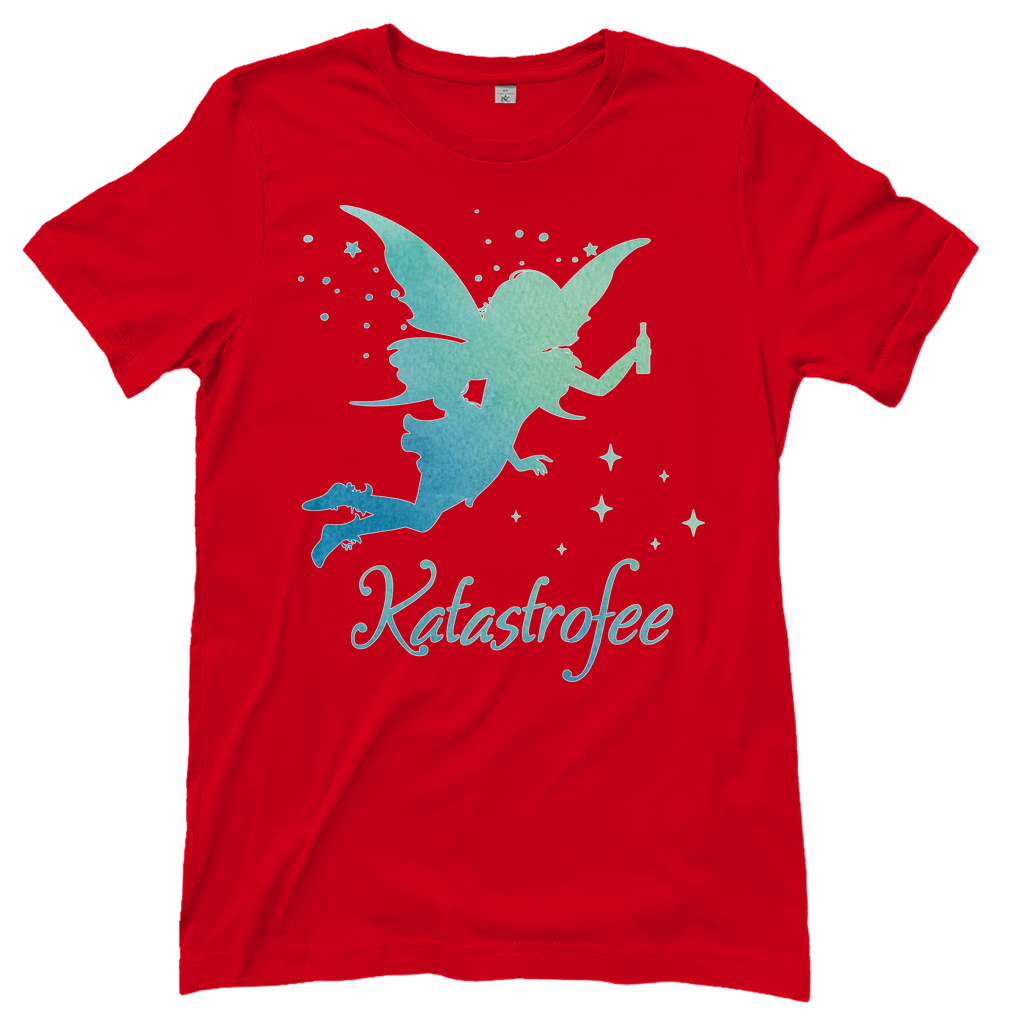 Katastrofee - Prinzessin Aquarell - Damenshirt Red