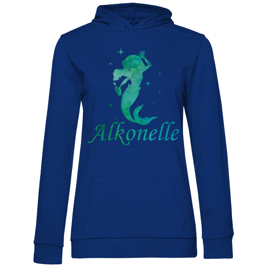 Alkonelle - Prinzessin Aquarell - Damen Hoodie Royal