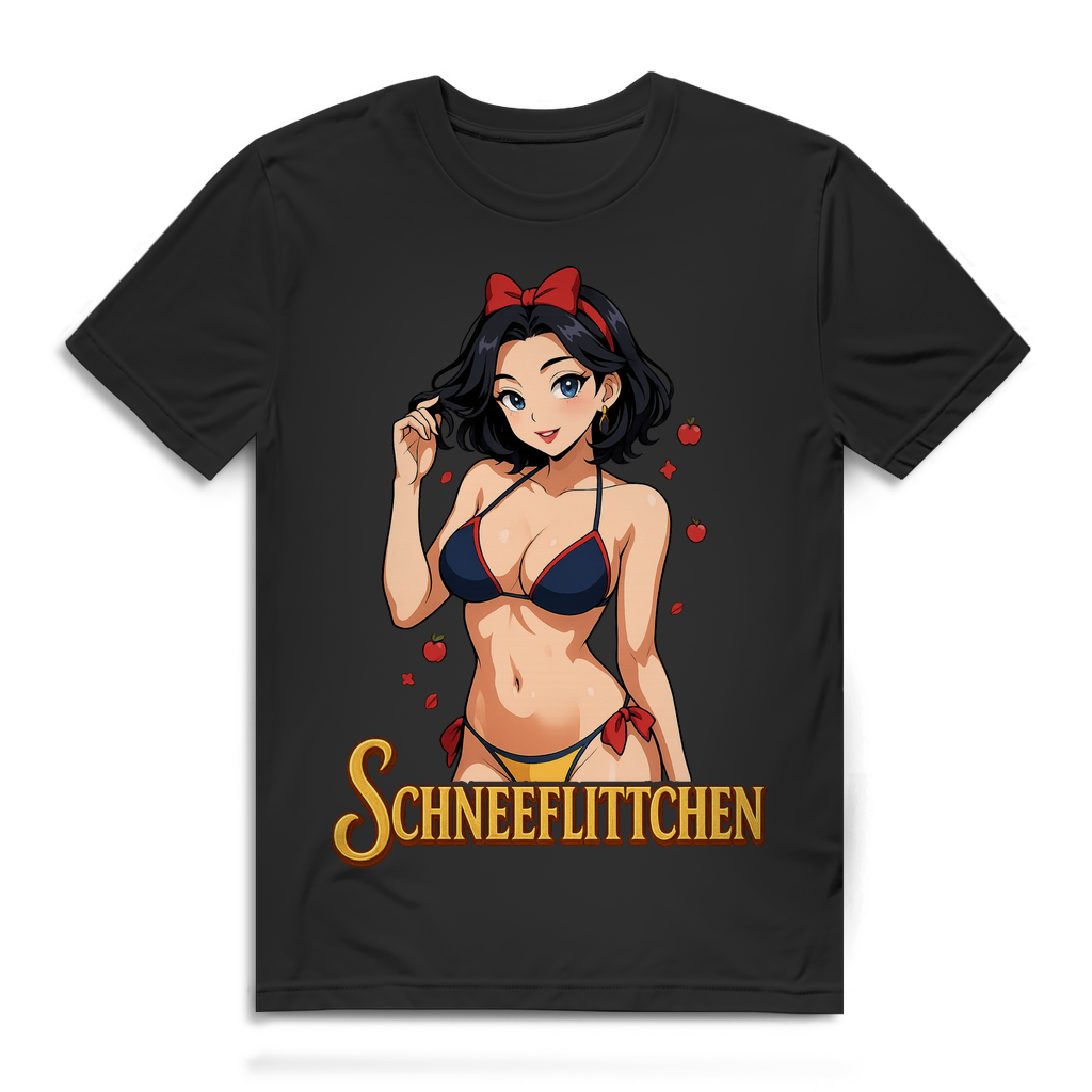 Schneeflittchen Schneewittchen - Herren Premium Bio T-Shirt Black