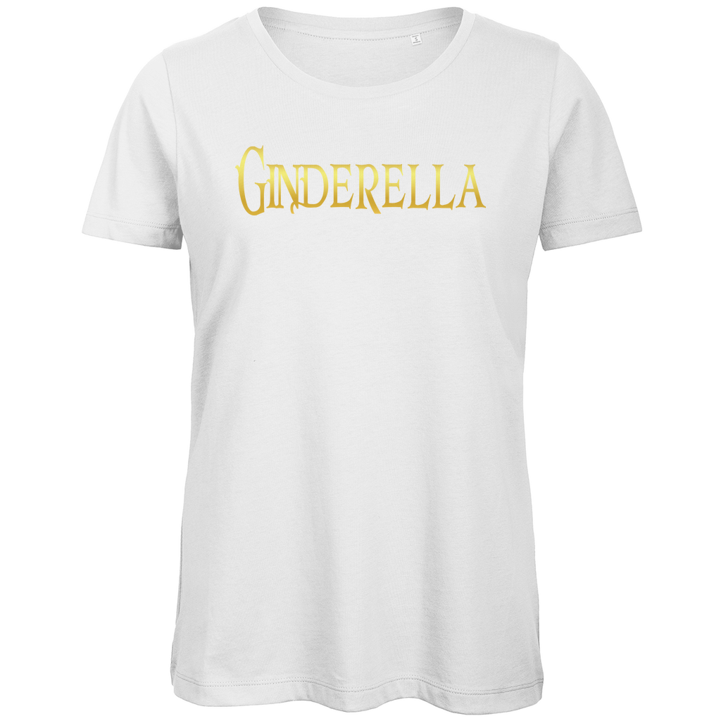 Ginderella - Prinzessin Gold - Damen Premium Bio T-Shirt White