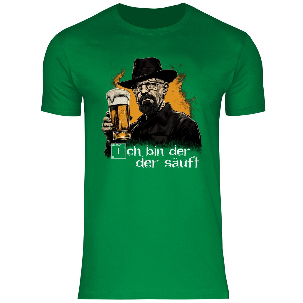 Ich bin der der säuft - Herren Shirt Kelly Green