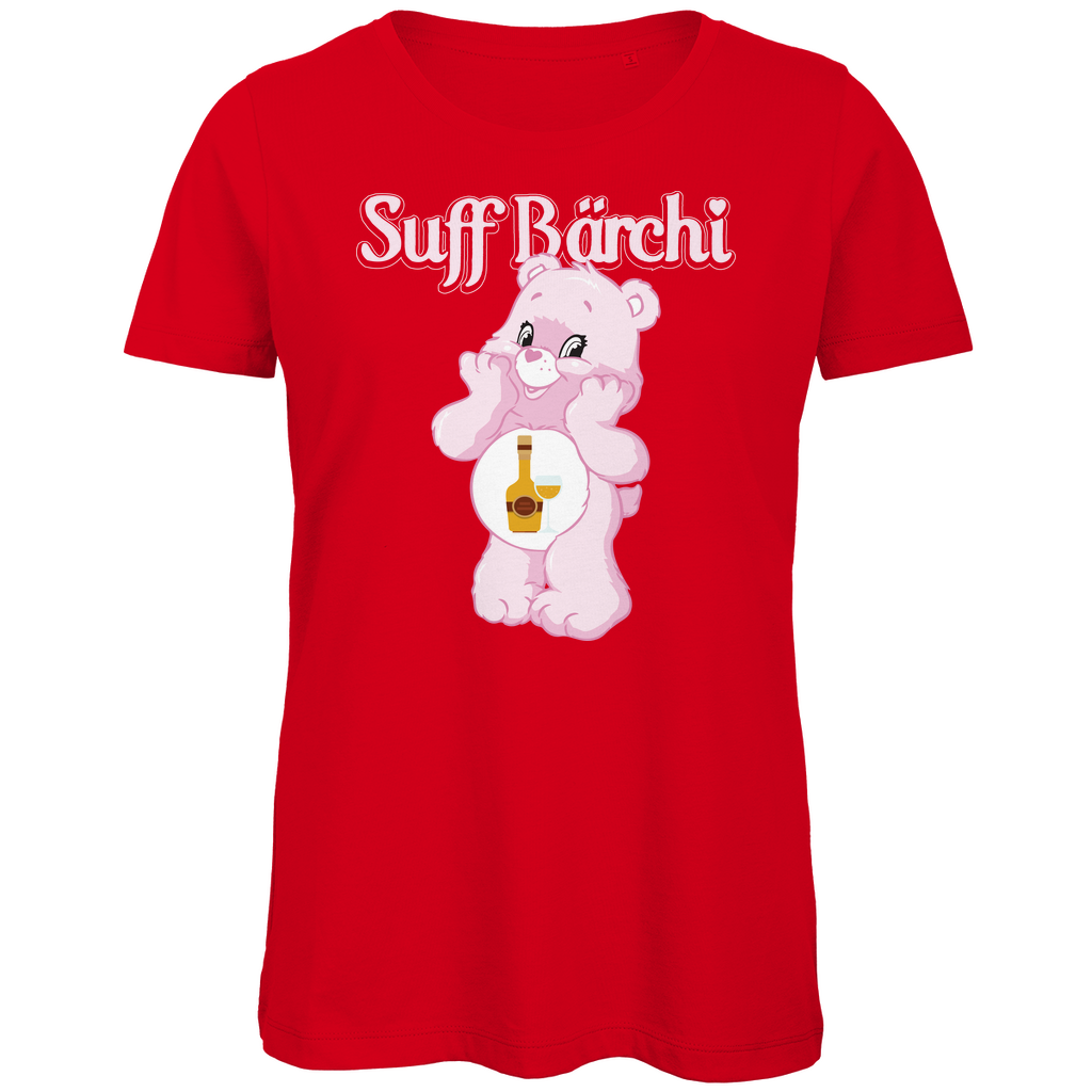 Suff Bärchi - Glücksbärchi - Damen Premium Bio T-Shirt Red
