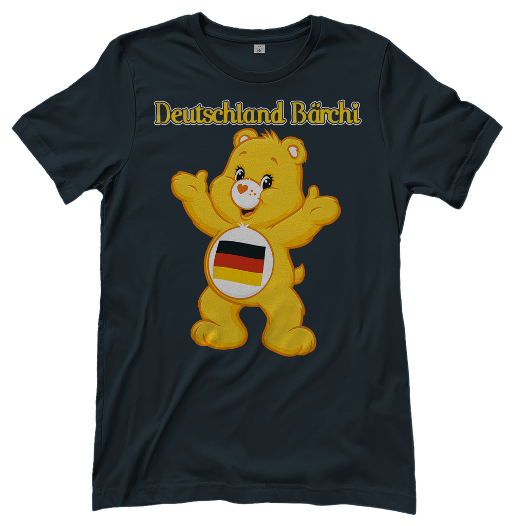 Deutschland Bärchi - Glücksbärchi - Damen T-Shirt Dark Grey Solid