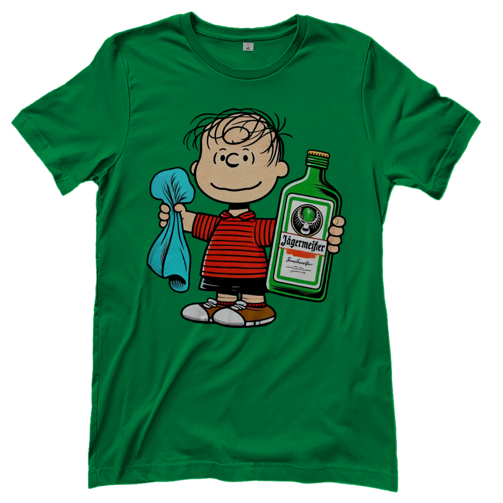 Linus van Pelt mit Jäger - Die Peanuts - Damenshirt