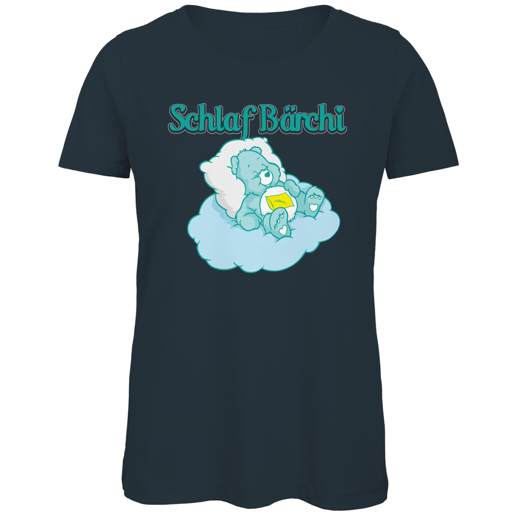 Schlaf Bärchi - Glücksbärchi - Damen Premium Bio T-Shirt Dark Grey