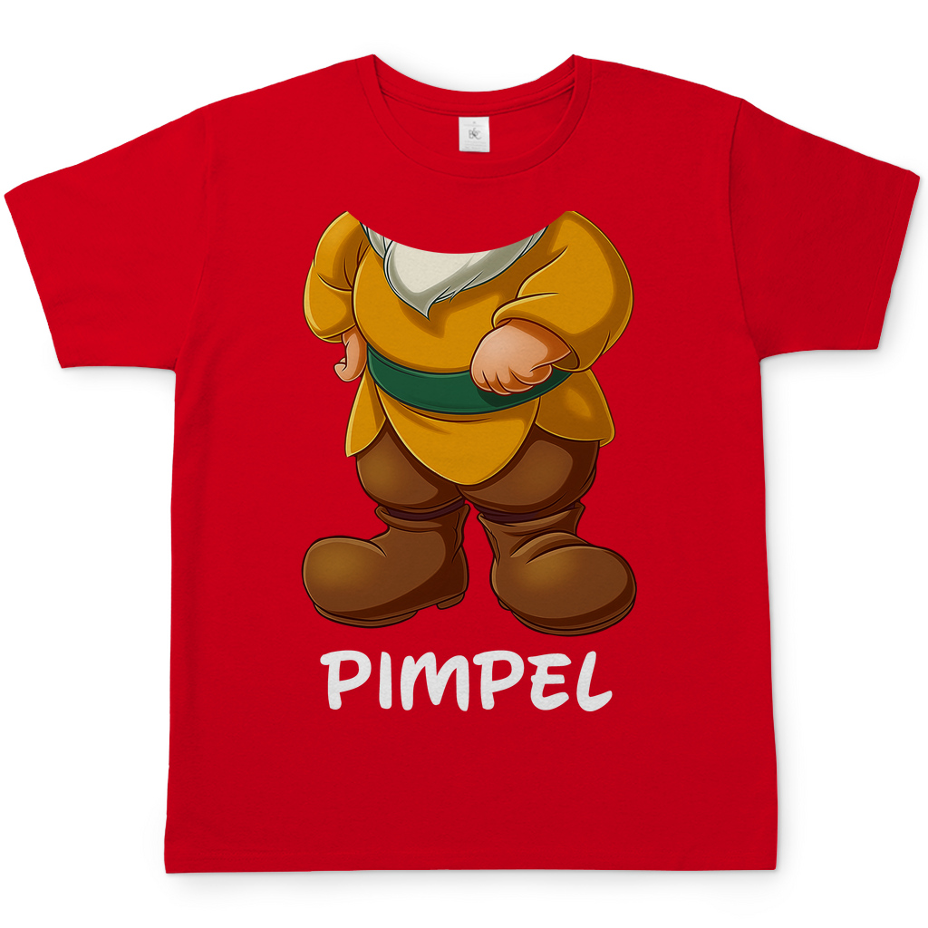 Schneewittchen und die 7 Zwerge - Pimpel - Herren Shirt Red