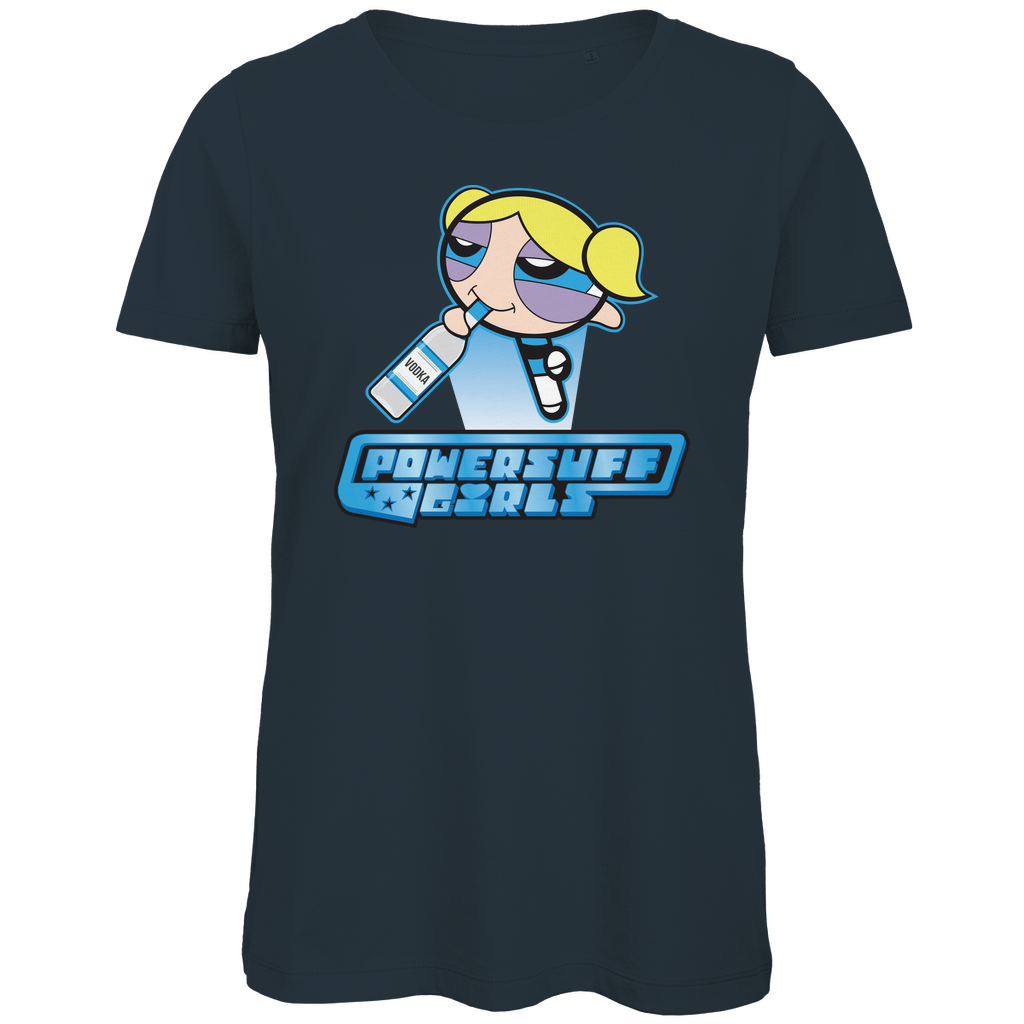Bubbles Powersuff Powerpuff Girls - Damen Premium Bio T-Shirt Dark Grey