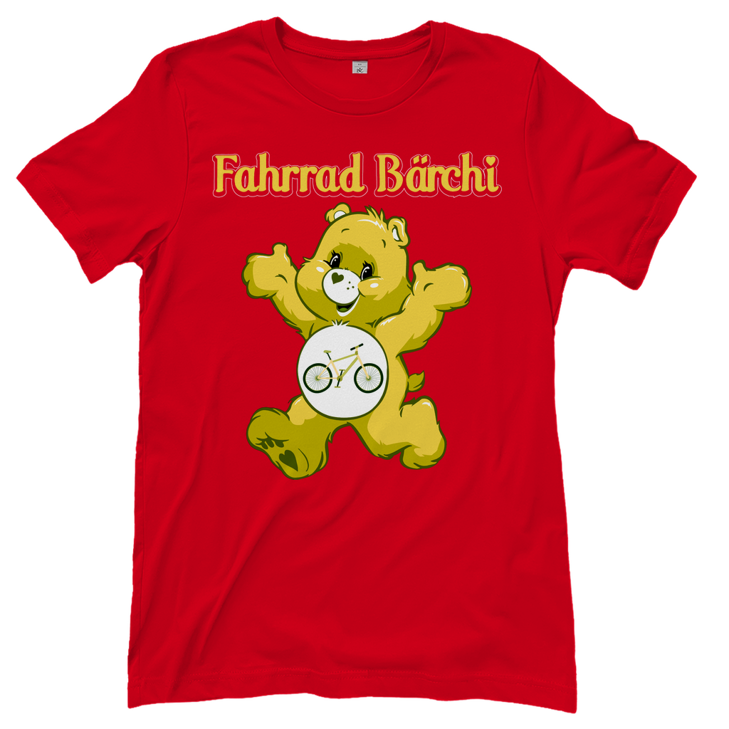 Fahrrad Bärchi - Glücksbärchi - Damenshirt Red