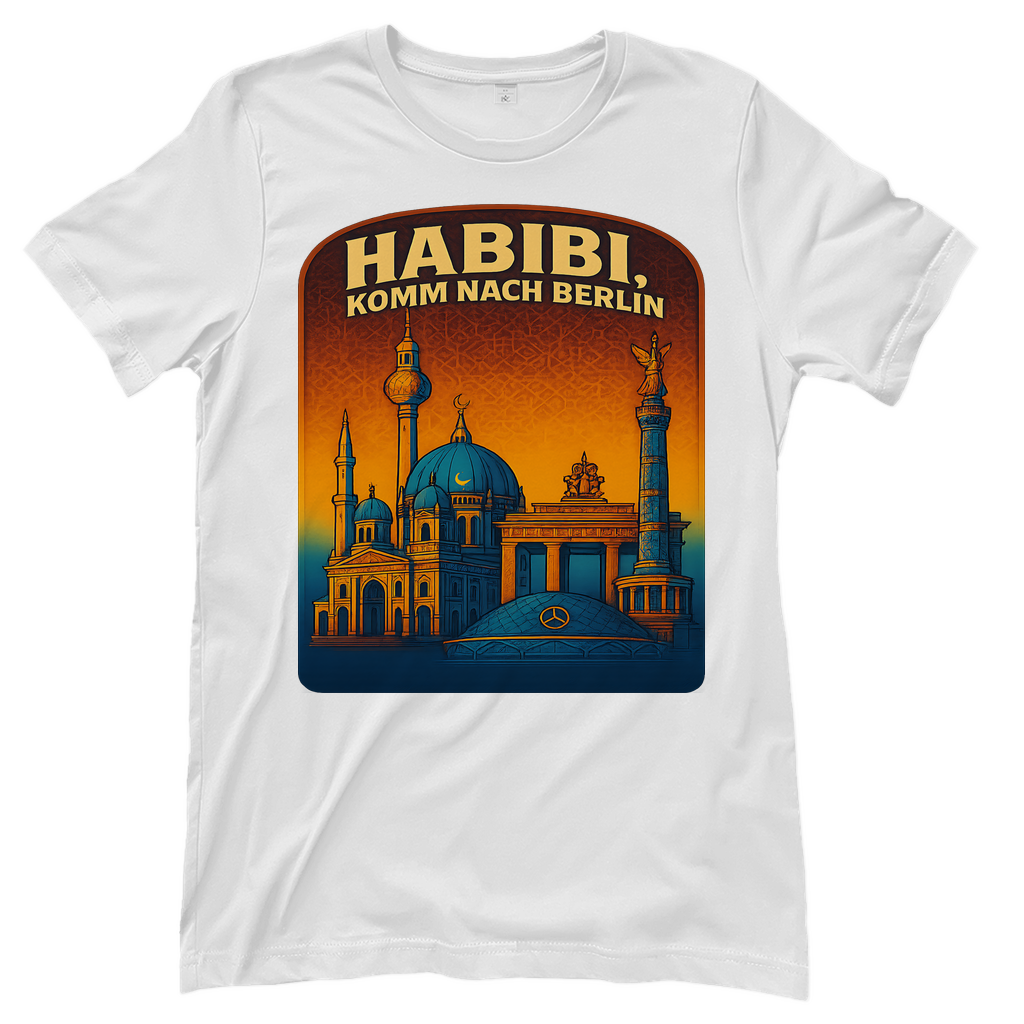 Habibi komm nach Berlin - Damen T-Shirt White