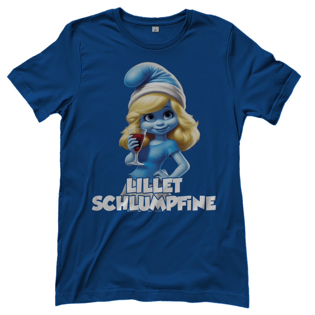 Lillet Schlumpfine Grafik - Damenshirt Royal Blue