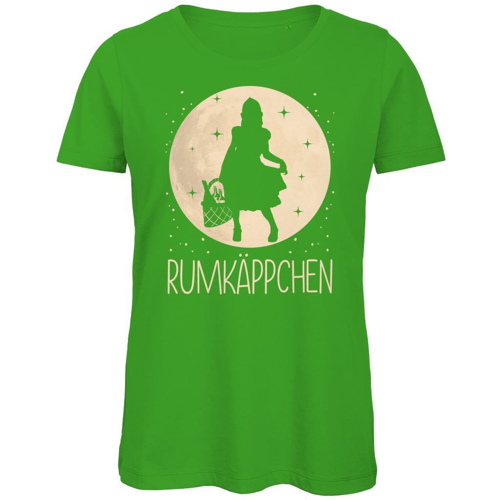 Mond Prinzessin - Rumkäppchen - Damen Premium Bio T-Shirt Real Green
