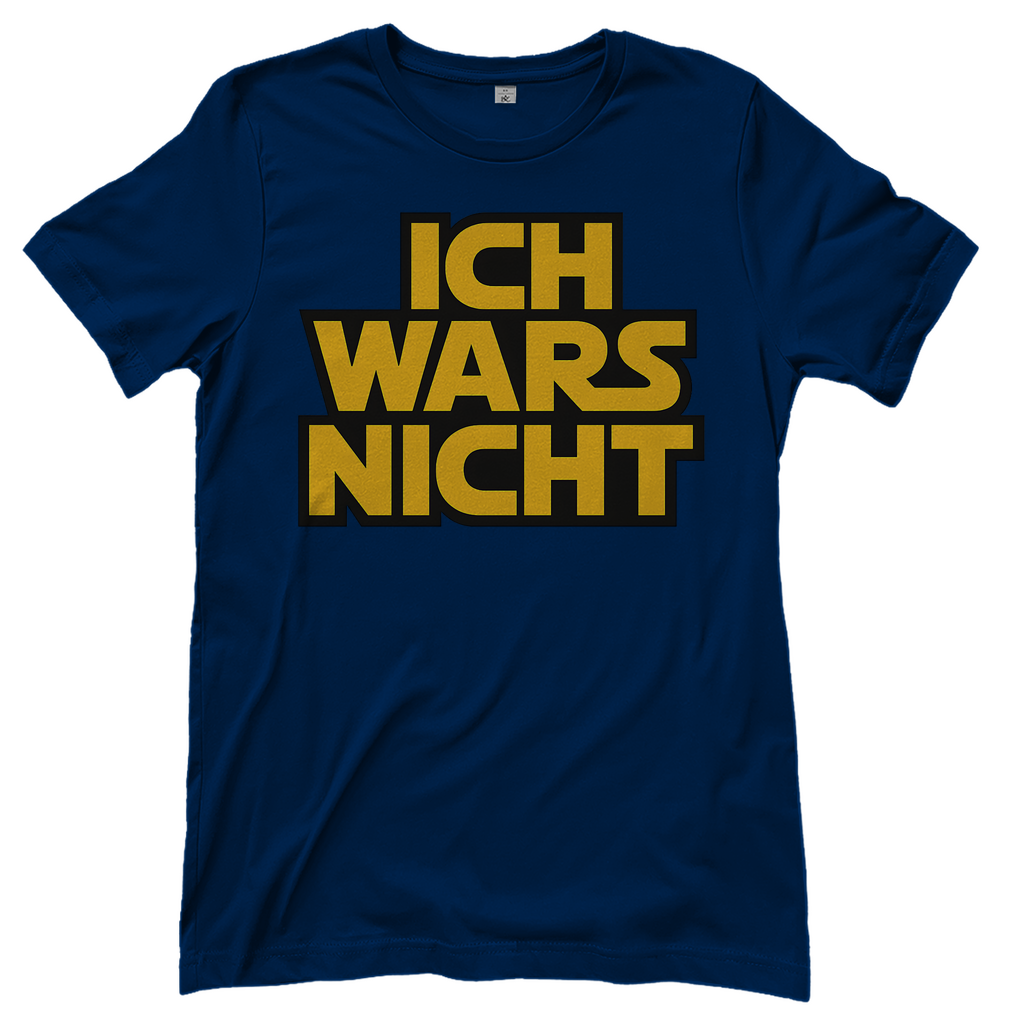 Ich Wars Nicht - Damen T-Shirt Navy