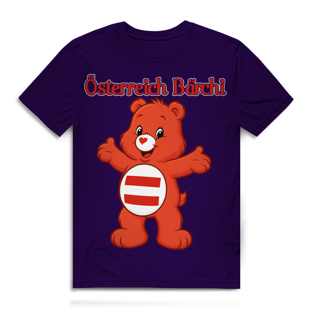Österreich Bärchi - Glücksbärchi - Herren Premium Bio T-Shirt Urban Purple