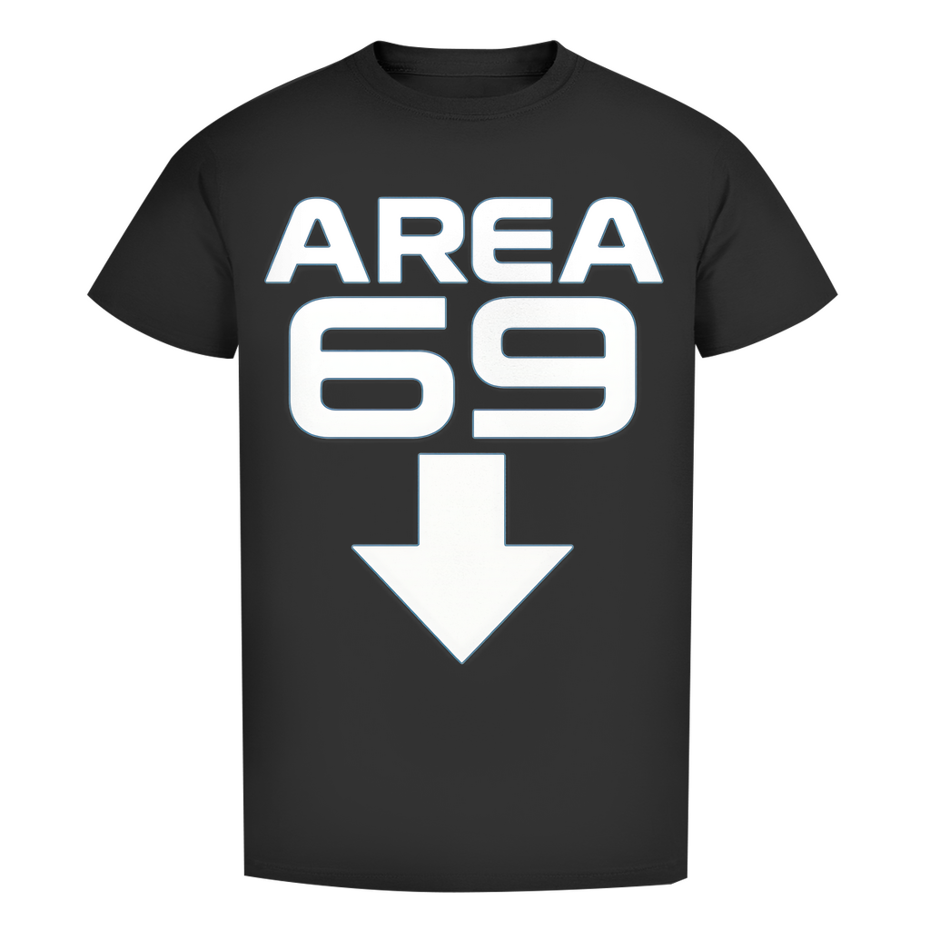 Herren Premium Bio T-Shirt Area 69 Black