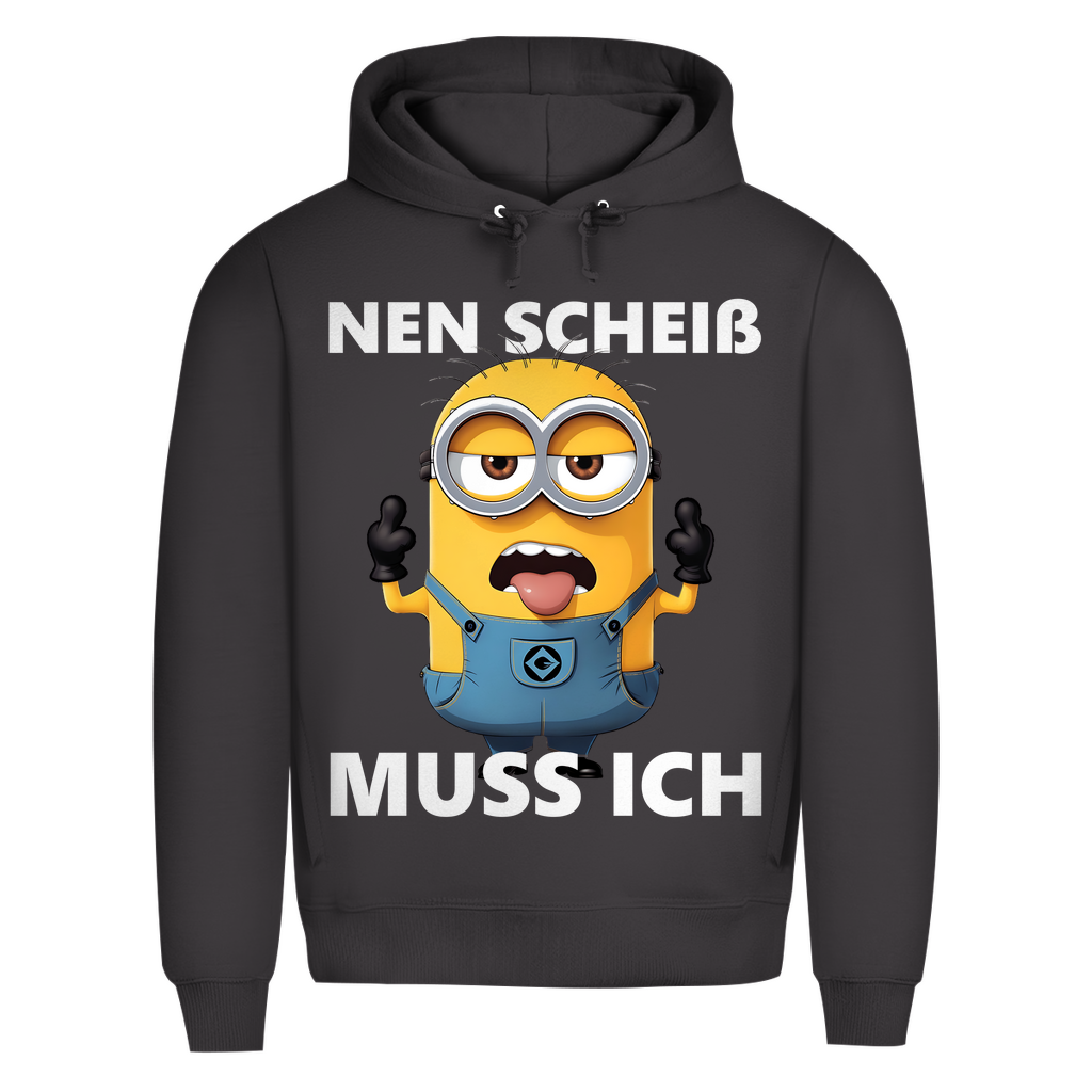 Herren Premium Bio Hoodie Nen Scheiß Muss Ich Minion