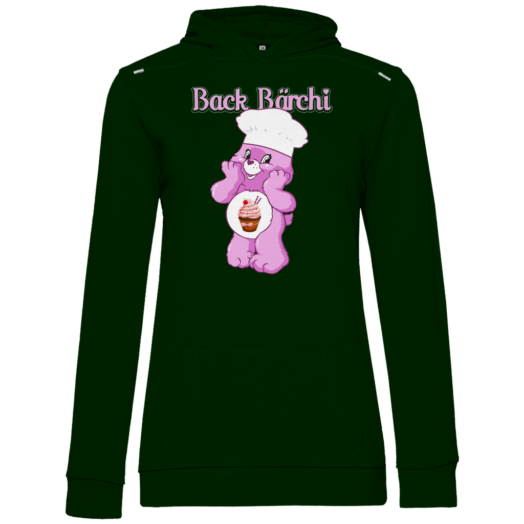Back Bärchi - Glücksbärchi - Damen Hoodie Forest Green