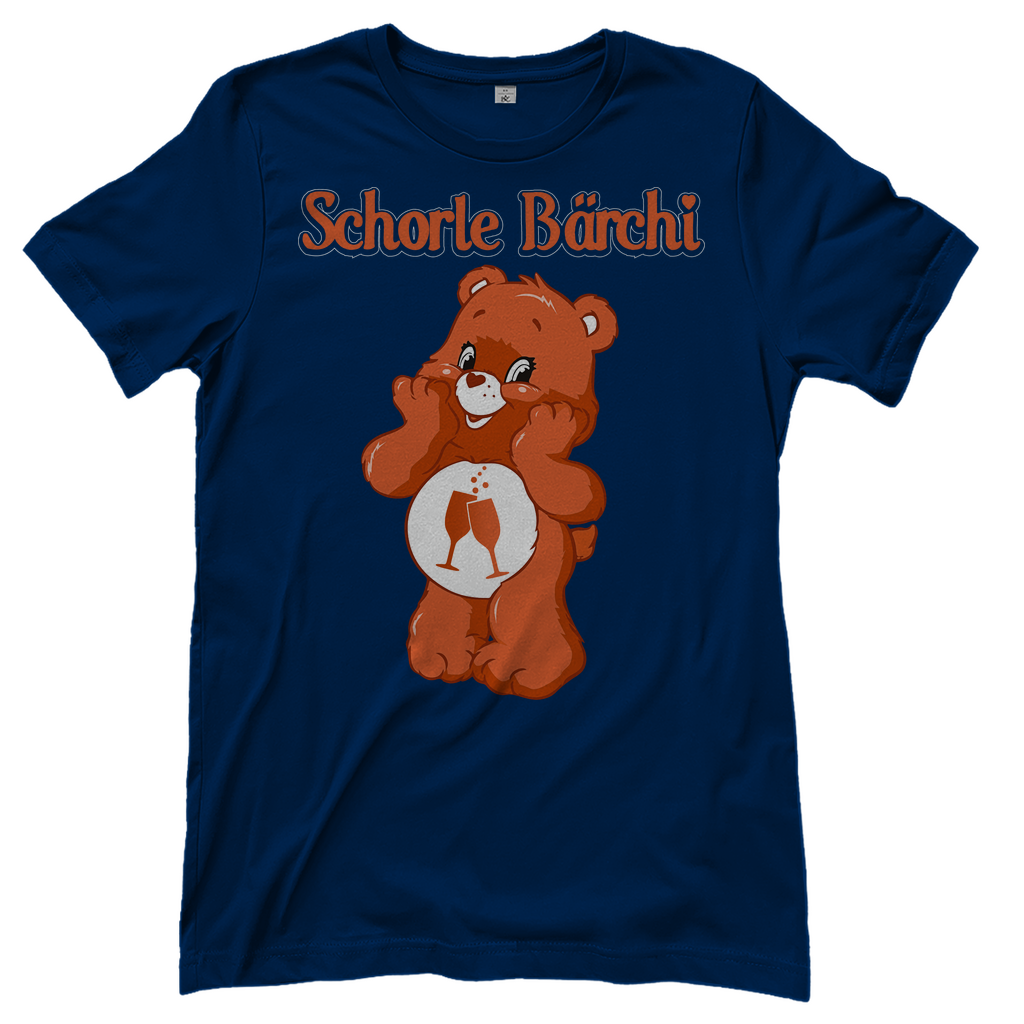 Schorle Bärchi - Glücksbärchi - Damenshirt Navy