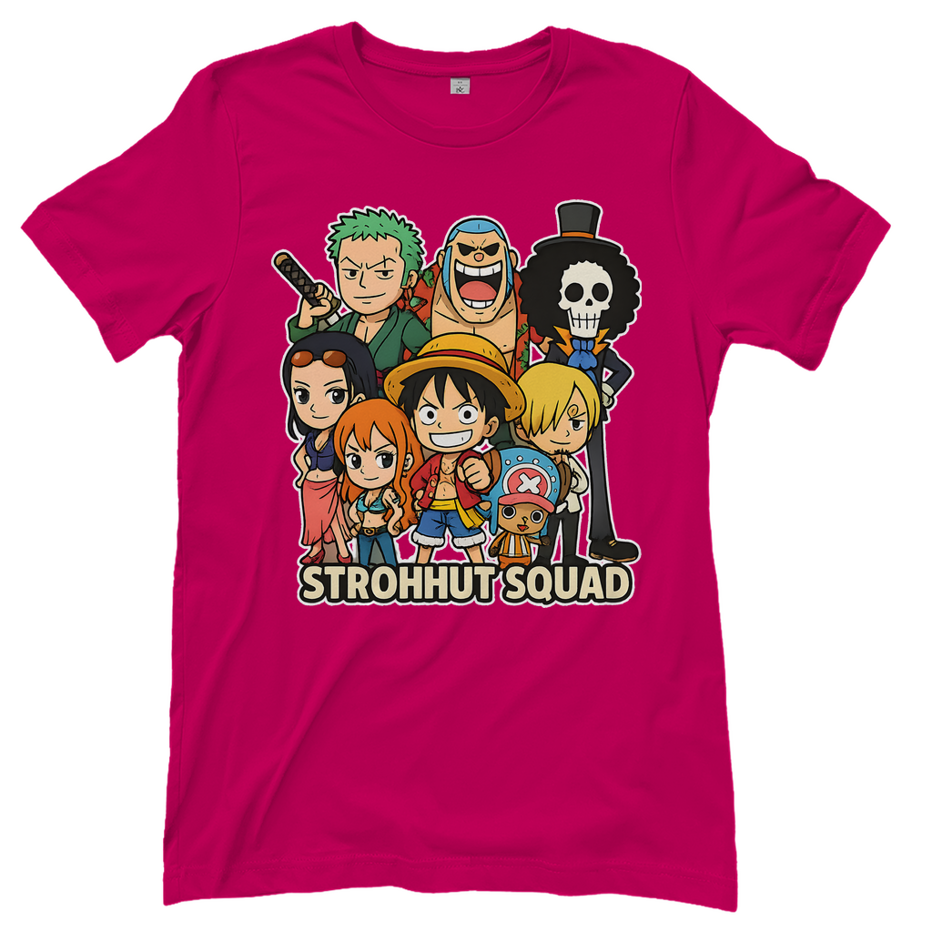One Piece Strohhut Squad - Damen T-Shirt