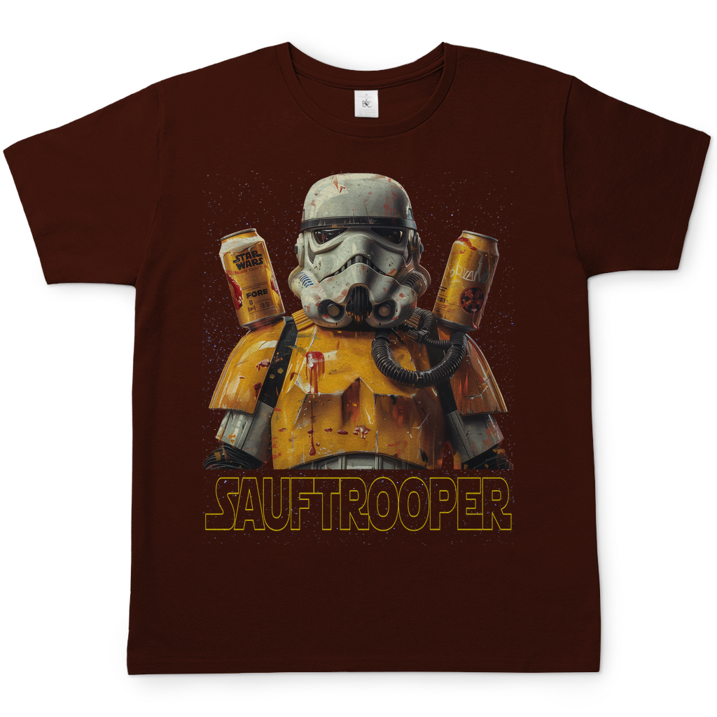Sauftrooper - Stormtrooper Star Wars - Herren Shirt Brown