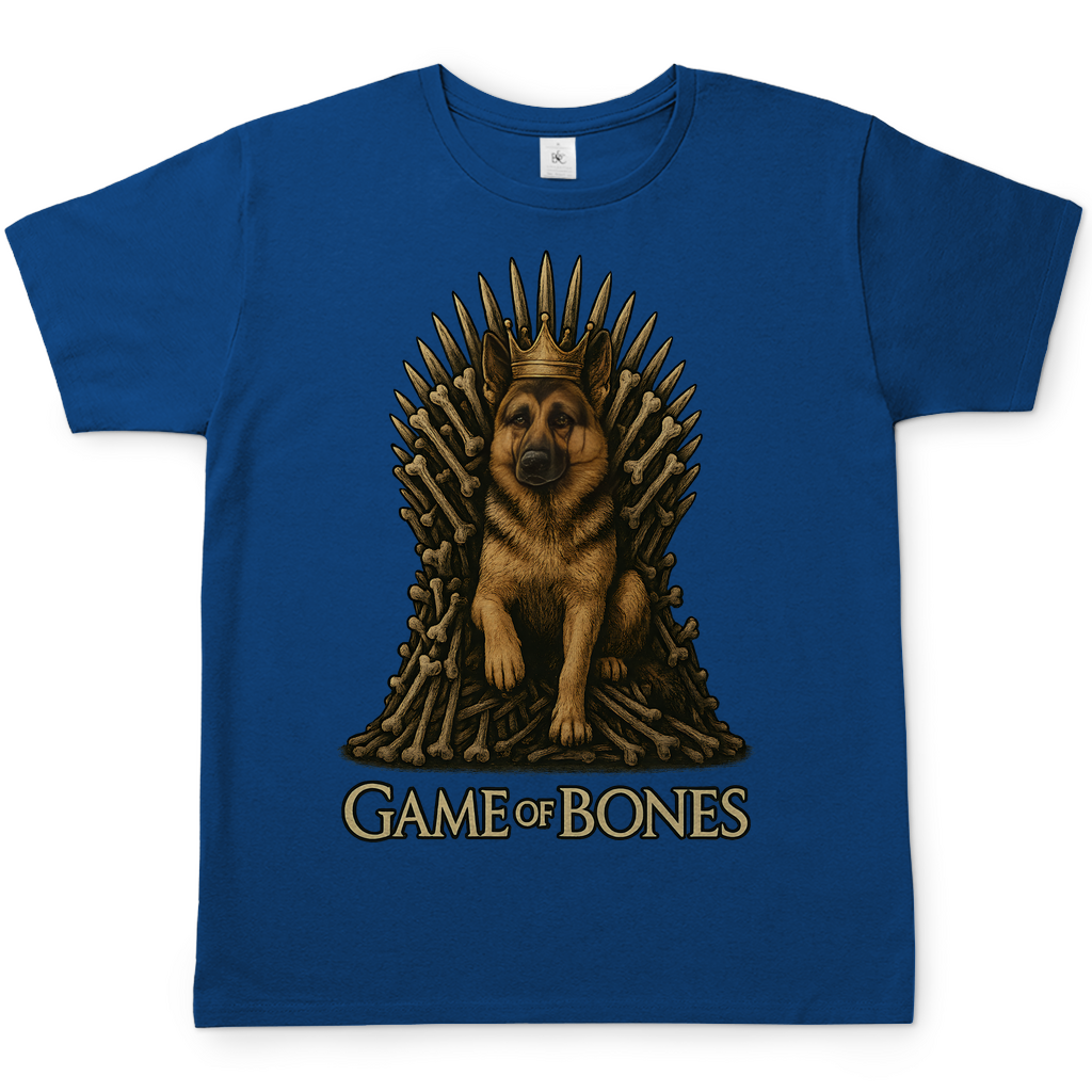 Game of Bones Schäferhund Hunde - Herren T-Shirt Royal Blue