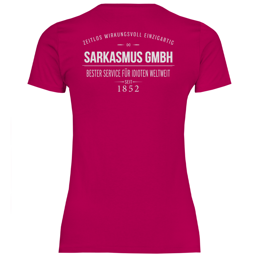 Sarkasmus GmbH bester Service für Idioten weltweit - Damenshirt Sorbet