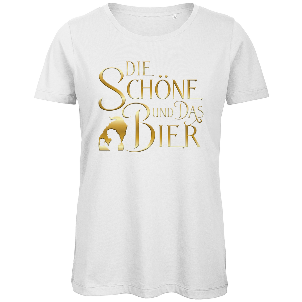 Die Schöne und das Biest Bier - Damen Premium Bio T-Shirt White