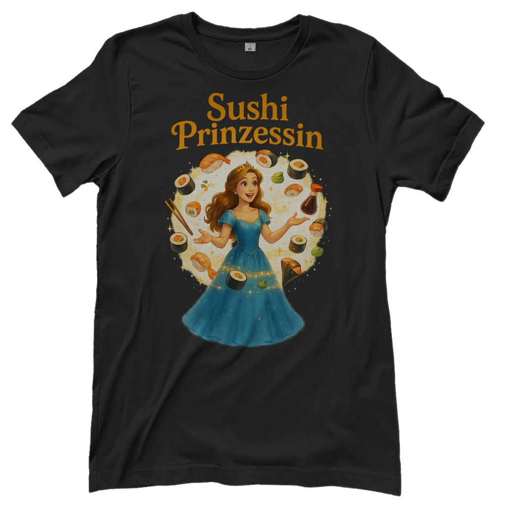 Sushi Prinzessin - Damen T-Shirt Black
