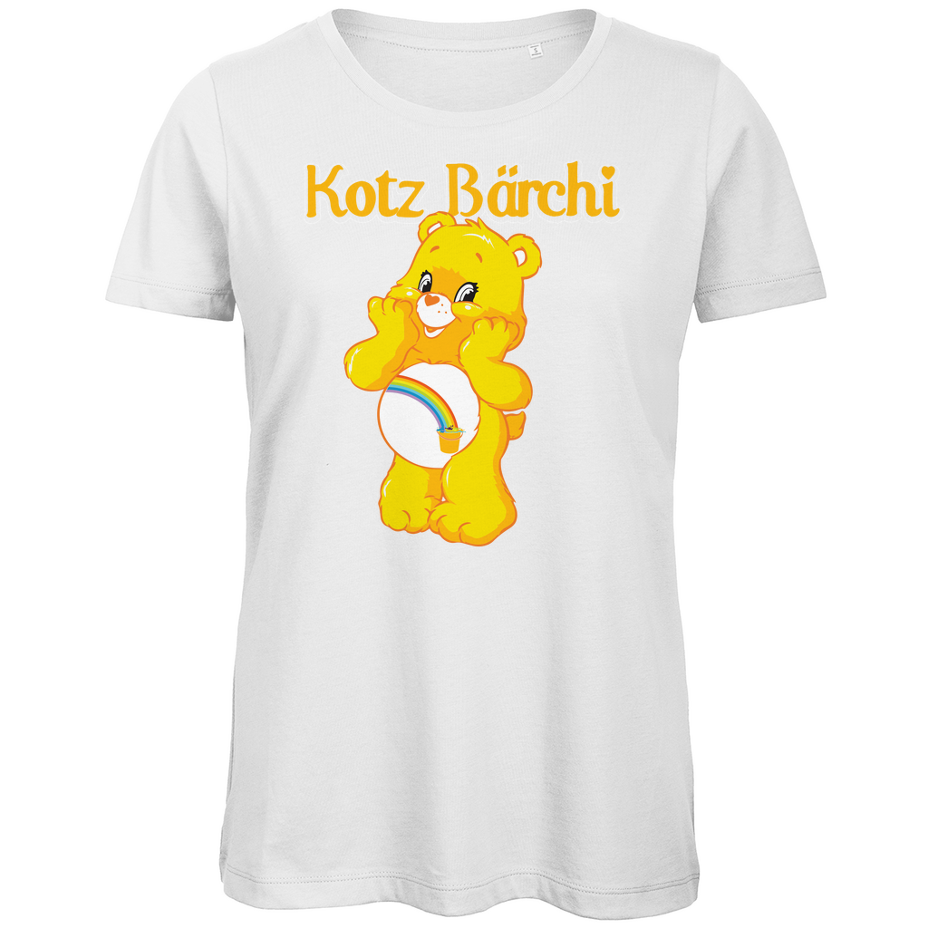 Kotz Bärchi - Glücksbärchi - Damen Premium Bio T-Shirt White