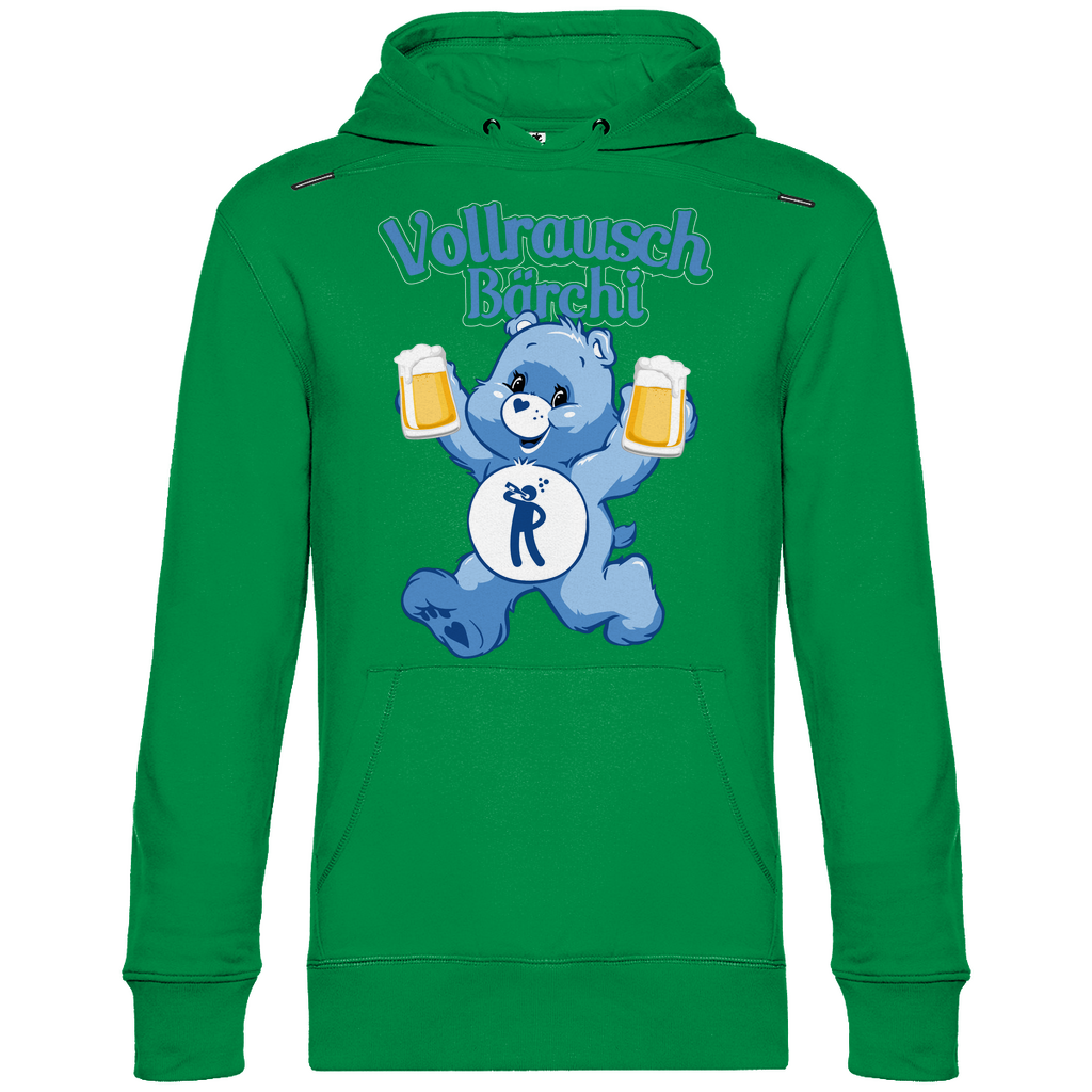 Vollrausch Bärchi - Glücksbärchi - Unisex Hoodie Kelly Green