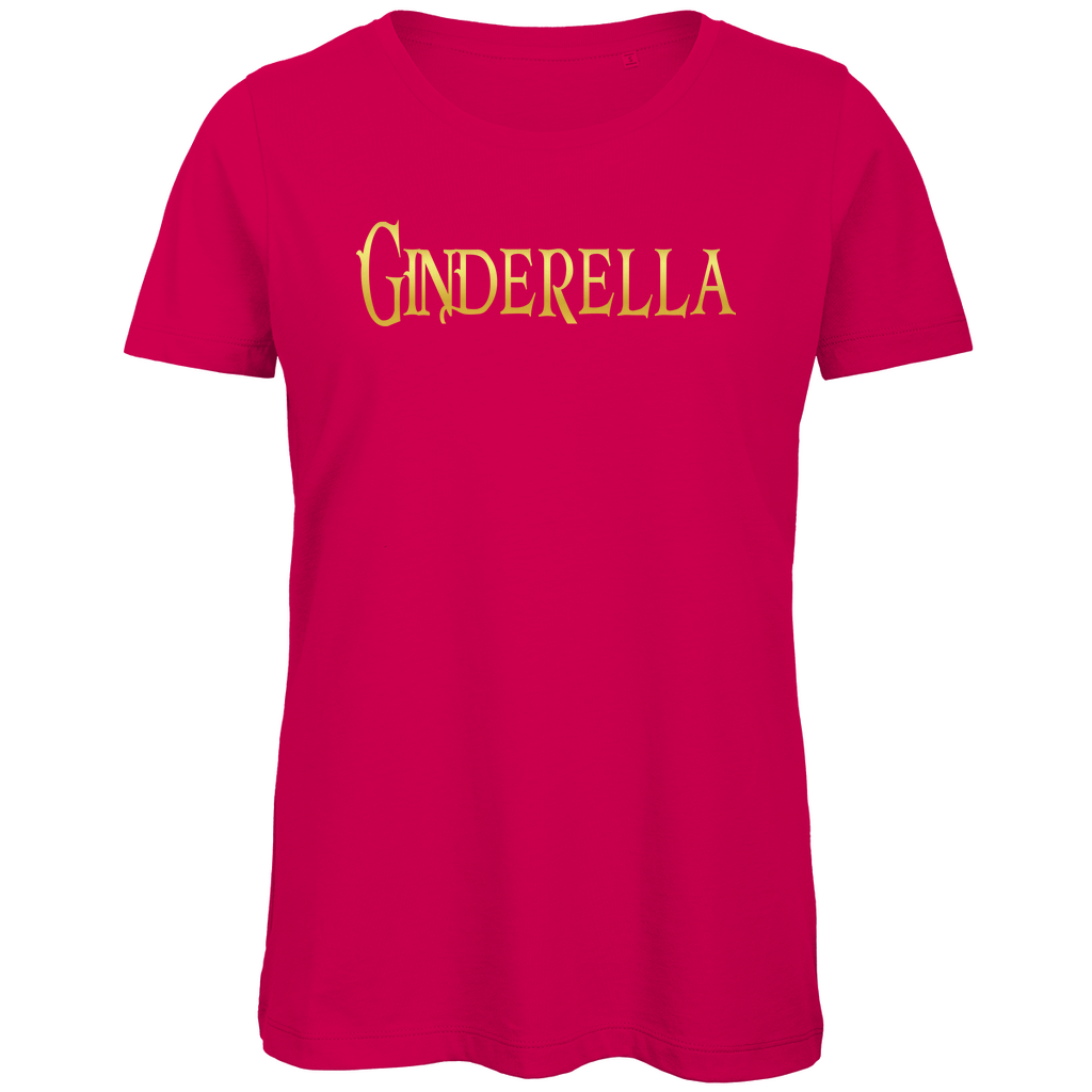 Ginderella - Prinzessin Gold - Damen Premium Bio T-Shirt Fuchsia