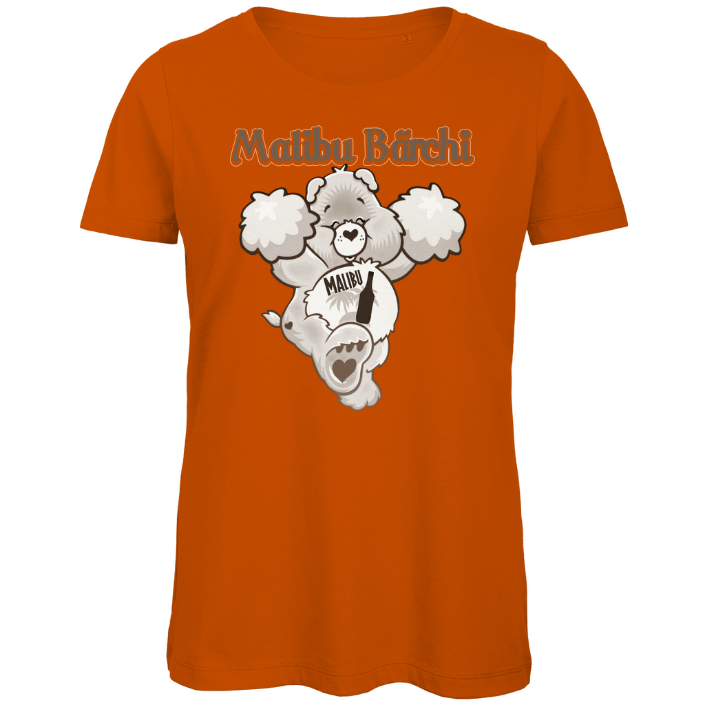 Malibu Bärchi - Glücksbärchi - Damen Premium Bio T-Shirt Urban Orange