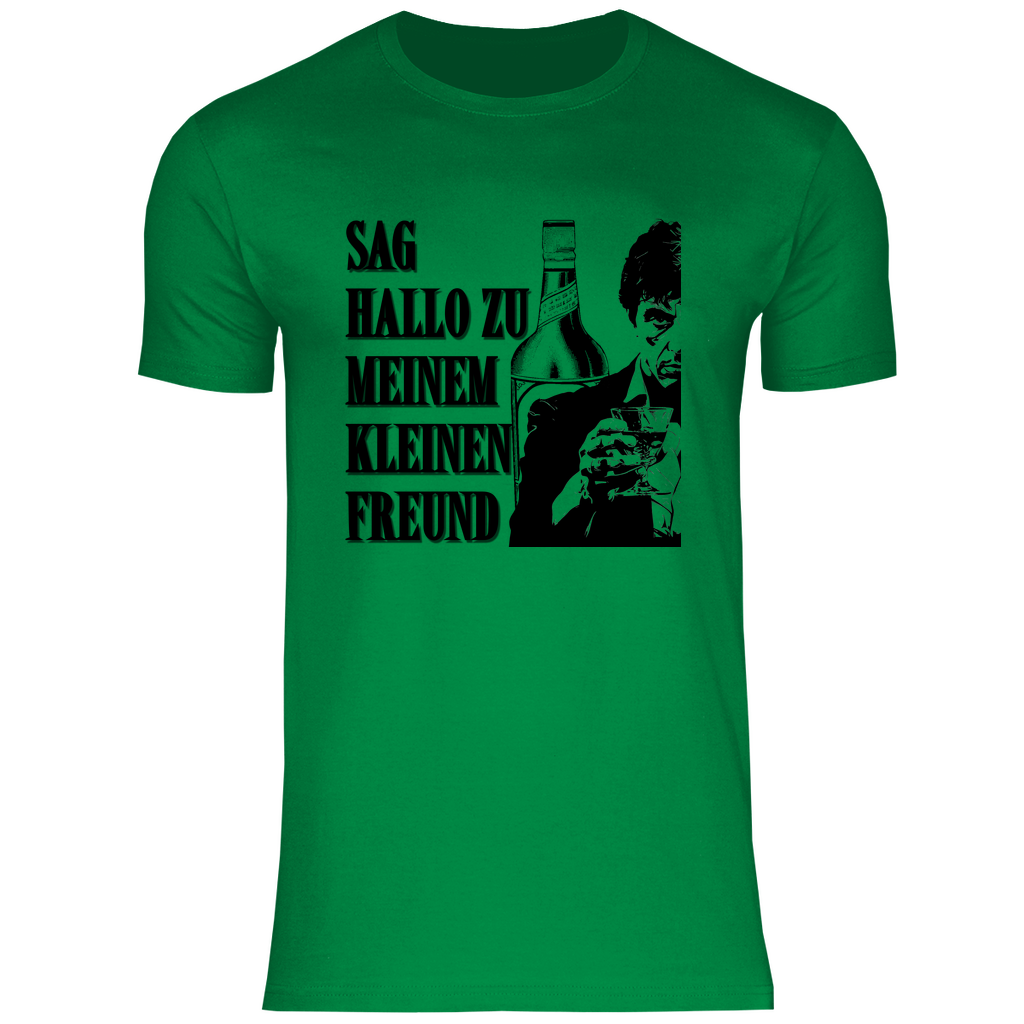 Sag Hallo zu meinem kleinen Freund - Herren Shirt Kelly Green
