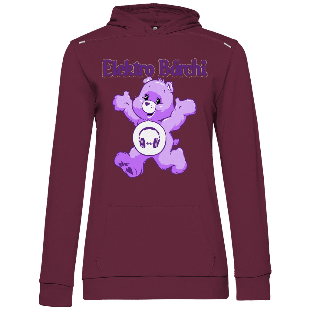 Elektro Bärchi - Glücksbärchi - Damen Hoodie Wine