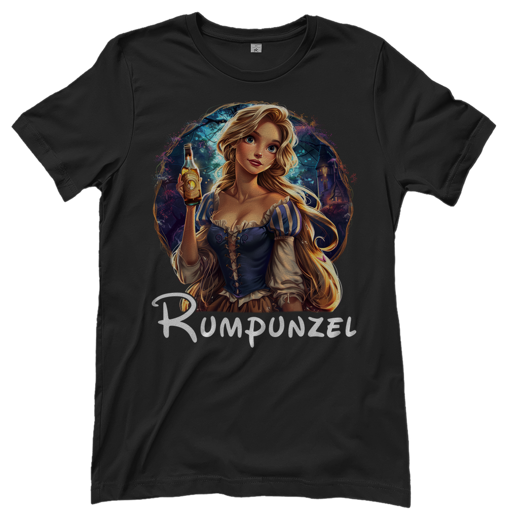 Rumpunzel Retro - Damenshirt Black