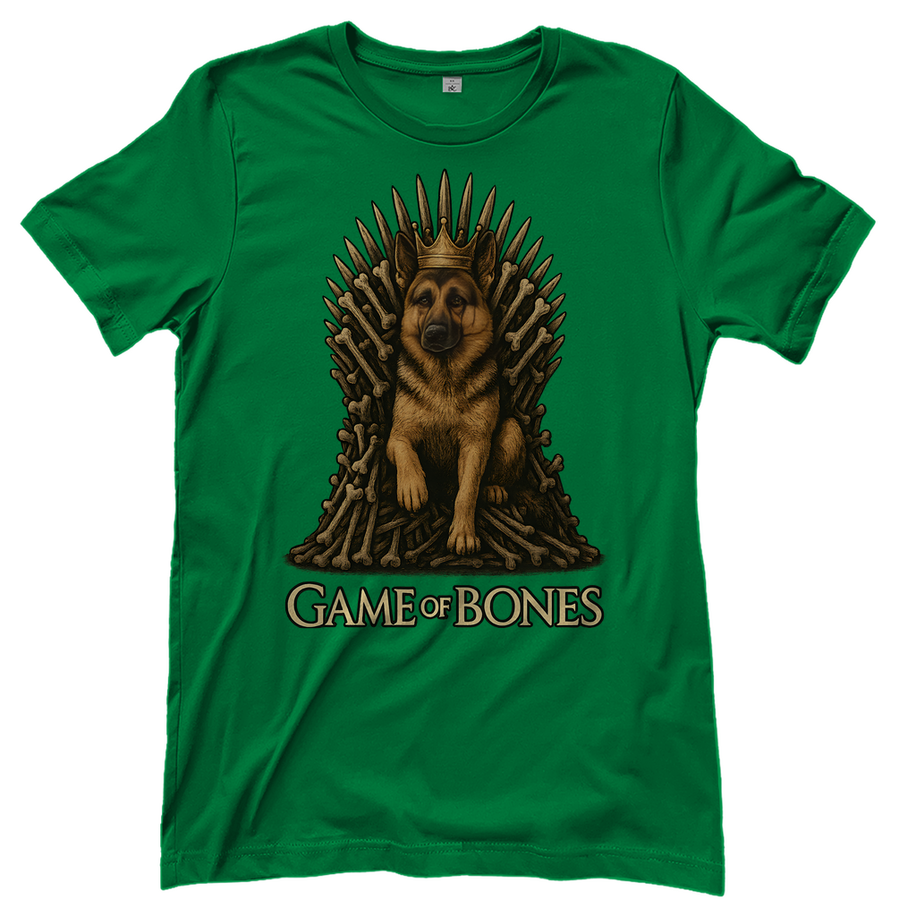Game of Bones Schäferhund Hunde - Damen T-Shirt Kelly Green