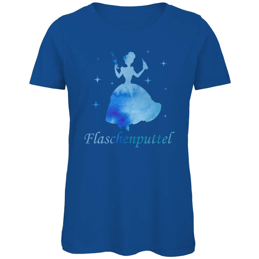 Flaschenputtel - Prinzessin Aquarell - Damen Premium Bio T-Shirt Royal Blue