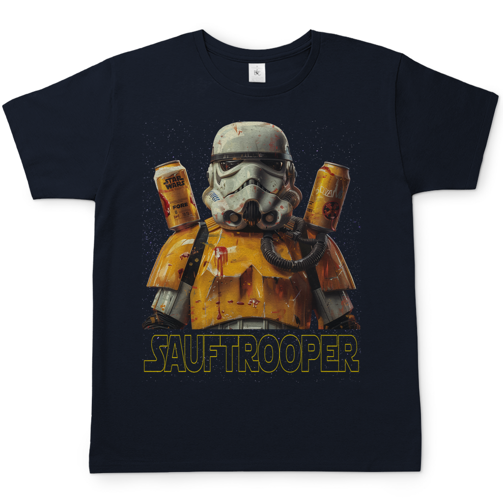 Sauftrooper - Stormtrooper Star Wars - Herren Shirt Navy
