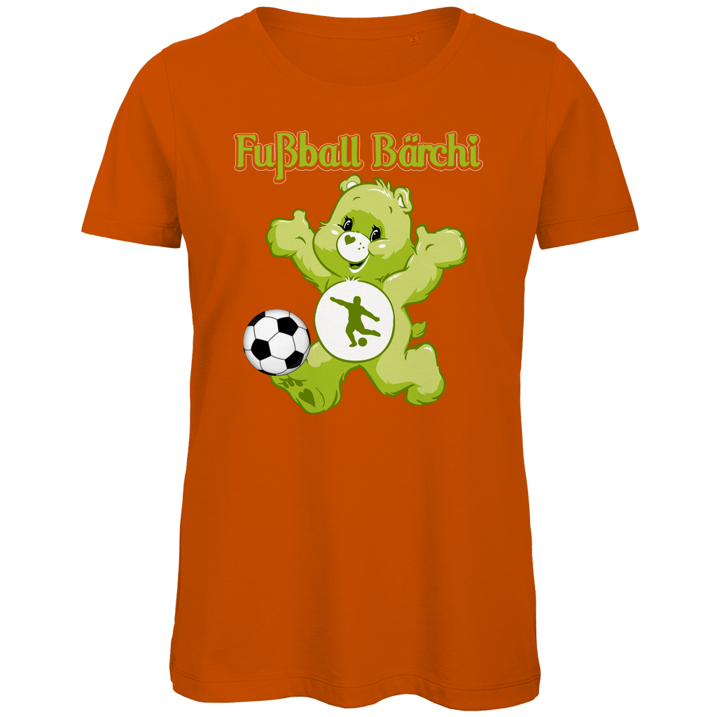 Fußball Bärchi - Glücksbärchi - Damen Premium Bio T-Shirt Urban Orange