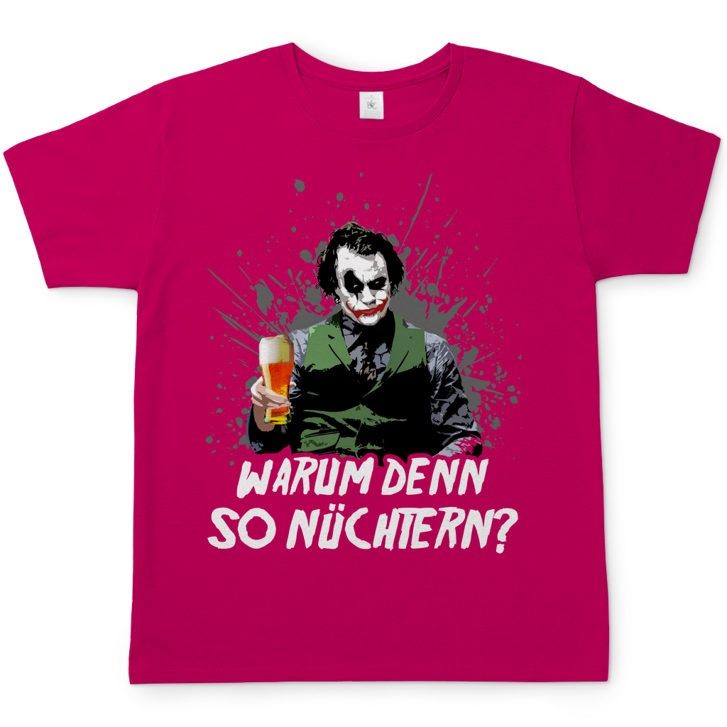 Warum denn so nüchtern? Joker - Herren Shirt Sorbet