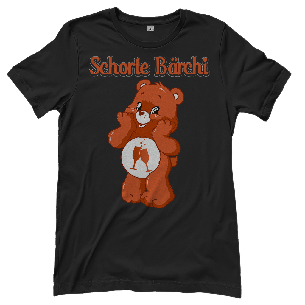 Schorle Bärchi - Glücksbärchi - Damenshirt Black