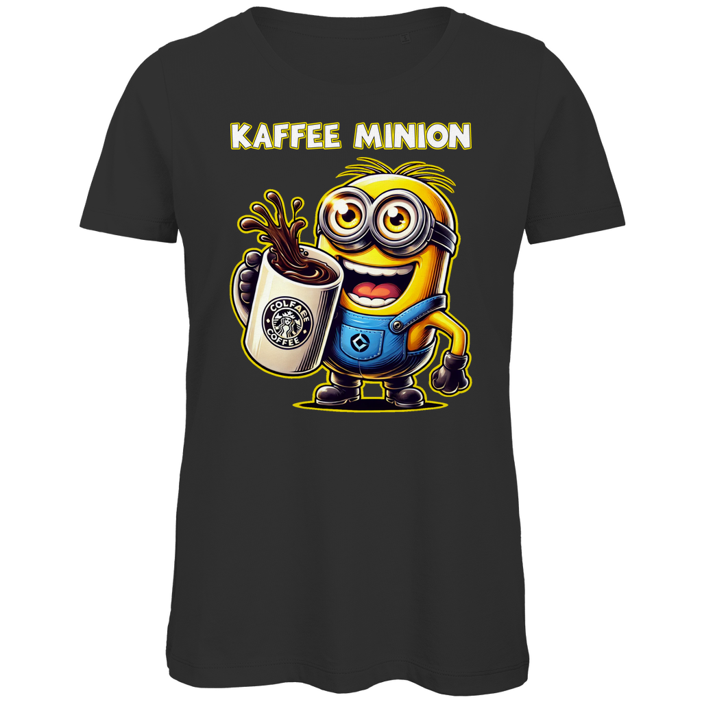 Kaffee Minion - Damen Premium Bio T-Shirt